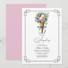 Invitación La han escogido para que duela nupcial