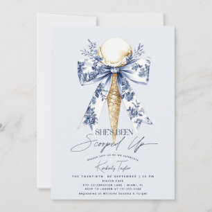 Invitación La han sacado de la ducha de novia con helado