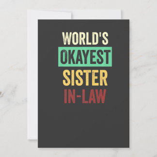 Invitación La Hermana Política Más Okey Del Mundo Divertido V