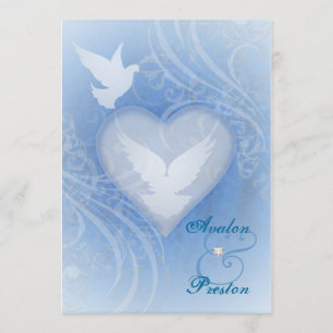 Invitación La historia de hadas florece como una princesa azu