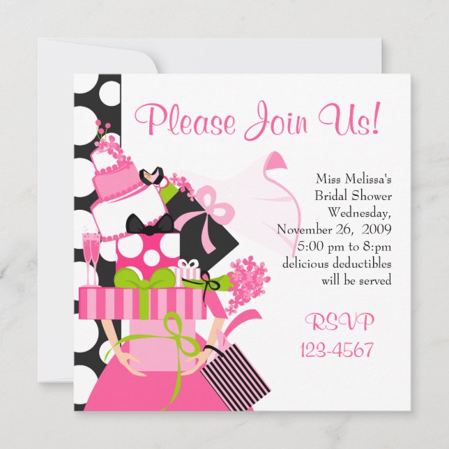 Invitación La imposible pila de Bodas (Anverso)