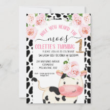 La impresión en vaca tiene que oír el primer cumpl