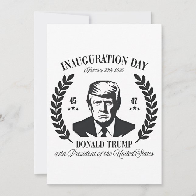 Invitación La inauguración de Trump en 2025 Orgullosa Maga (Anverso)