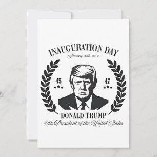 Invitación La inauguración de Trump en 2025 Orgullosa Maga