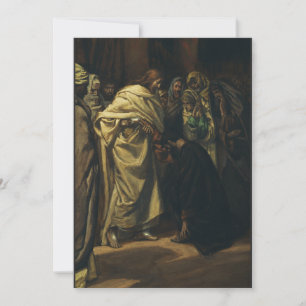 Invitación La incredulidad de Santo Tomás por James Tissot