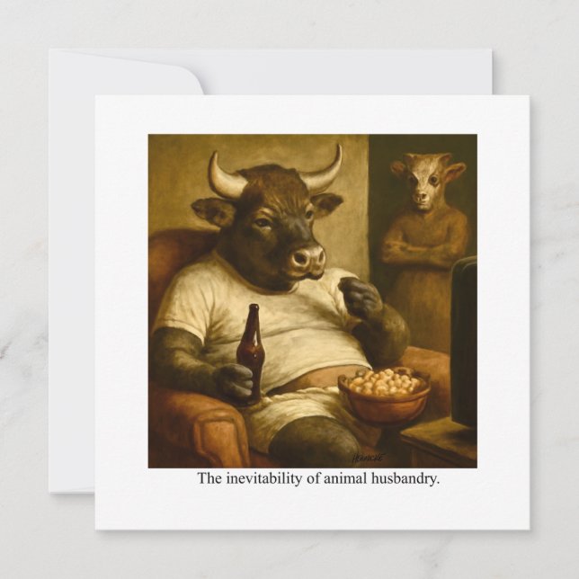 Invitación La inevitabilidad de la ganadería. (Anverso)