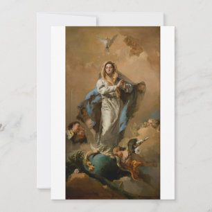 Invitación La Inmaculada Concepción por Giovanni Tiepolo
