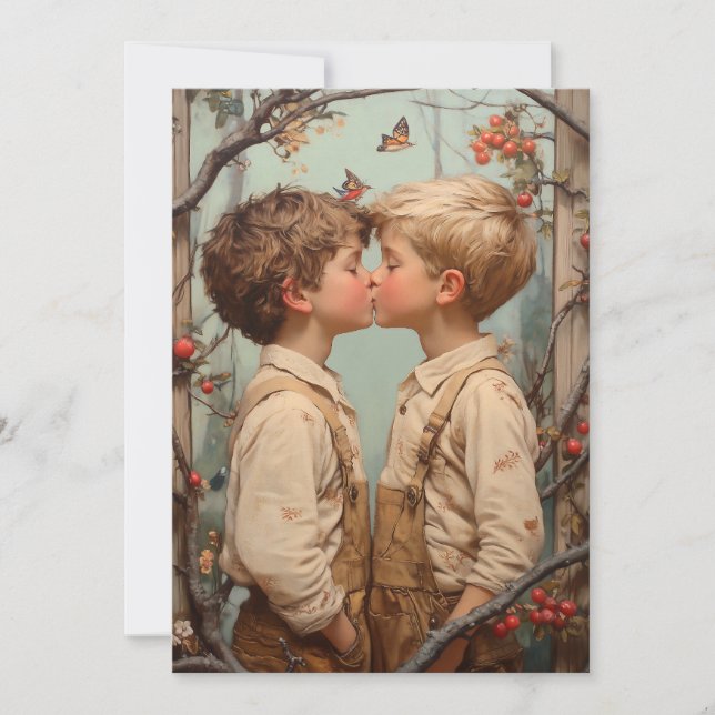 Invitación La inocencia en flor (Anverso)