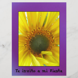 Invitación - La invitación a la Fiesta - Girasol