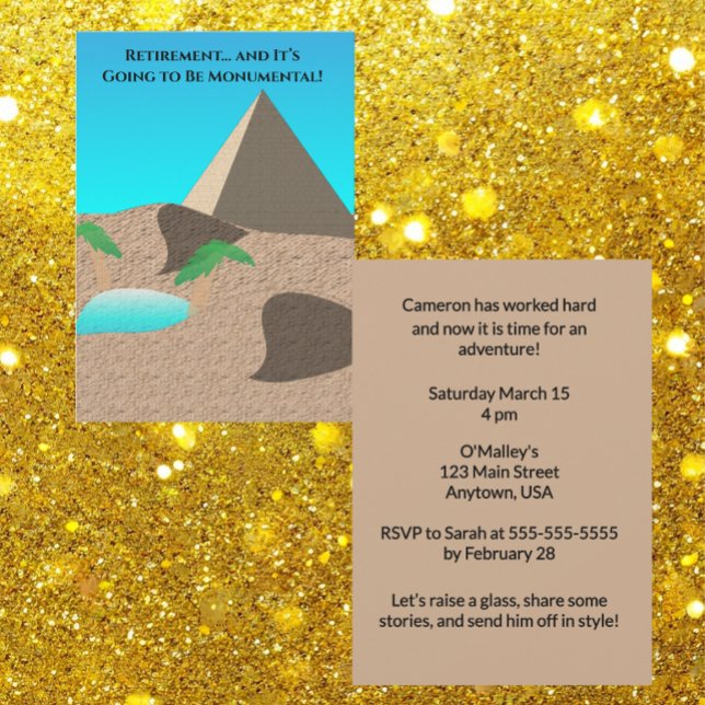 Invitación La jubilación va a ser Monumental (Subido por el creador)