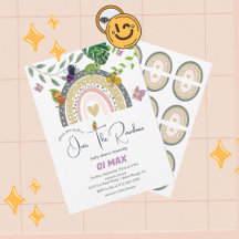 La jungla sobre el Baby Shower arcoiris