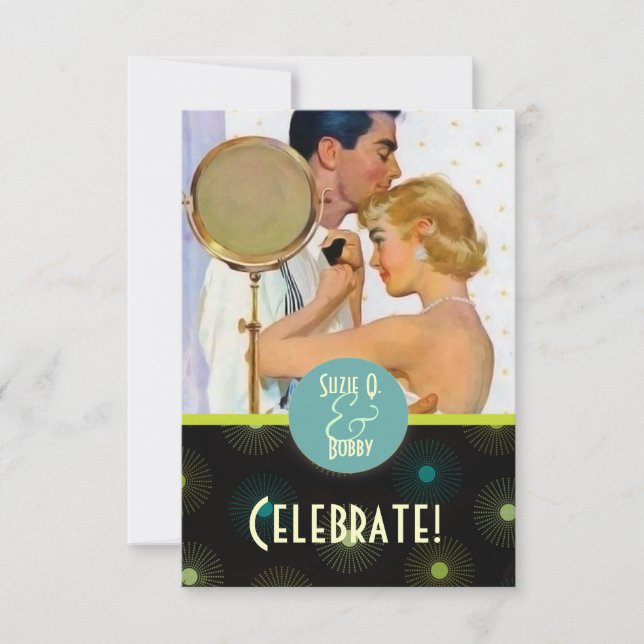 Invitación La Kitsch Bitsch: Celebración (Anverso)