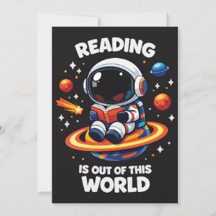 Invitación La lectura es fuera de este mundo