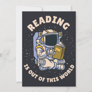 Invitación La lectura está fuera de este mundo