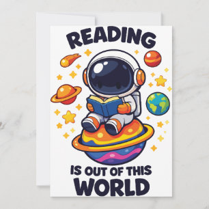 Invitación La lectura está fuera de este mundo