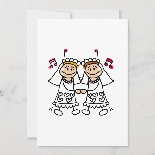 Invitación La lesbiana primero baila (Anverso)