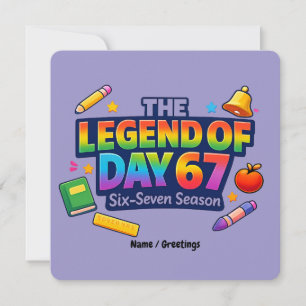 Invitación La Leyenda de la Celebración Escolar del Arcoíris 