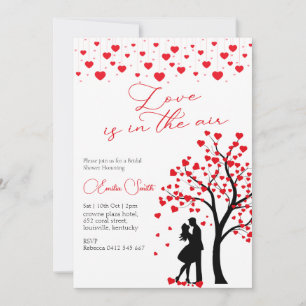 Invitación La lluvia de amor ducha de novia