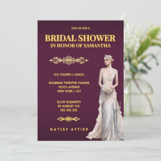 Invitación La lluvia de regalos para la novia de The Great Ga