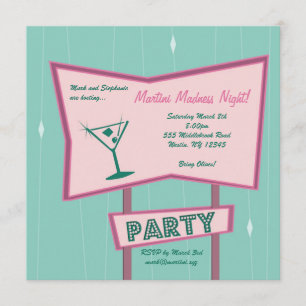 Invitación La locura de Martini