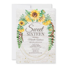 La madera de girasol rústica se ilumina con 16