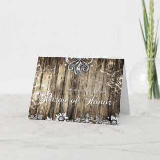 Invitación La madera rústica será mi carta de honor