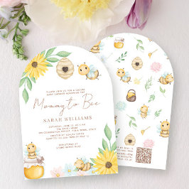 Invitación La mamá del código QR para ser neutral en cuanto a