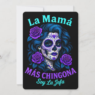 Invitación La Mamá Más Chingona Mamá Divertida en Español