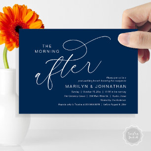 Invitación La Mañana Después, Agradecimiento de Brunch de Bod