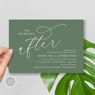 Invitación La Mañana Después, Agradecimiento de Brunch Post B