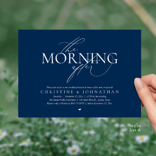 Invitación La Mañana Después, Brunch de Bodas Después de la F