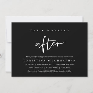 Invitación La Mañana Después, Brunch Felices para Siempre