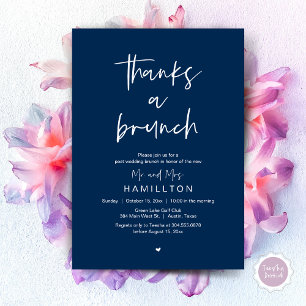 Invitación La Mañana Después, Brunch Posterior a la Boda
