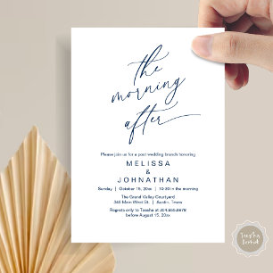 Invitación La Mañana Después, Brunch Romántico Post Boda