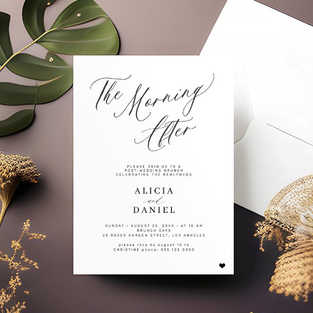 Invitación La mañana después de despedida boda brunch fiesta (Subido por el creador)