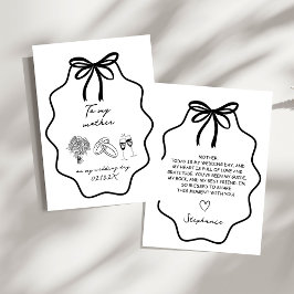 Invitación La Mano Dibujó Floral De Viernes A Mi Madre En Mi 