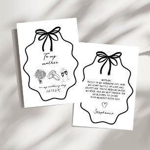 Invitación La Mano Dibujó Floral De Viernes A Mi Madre En Mi