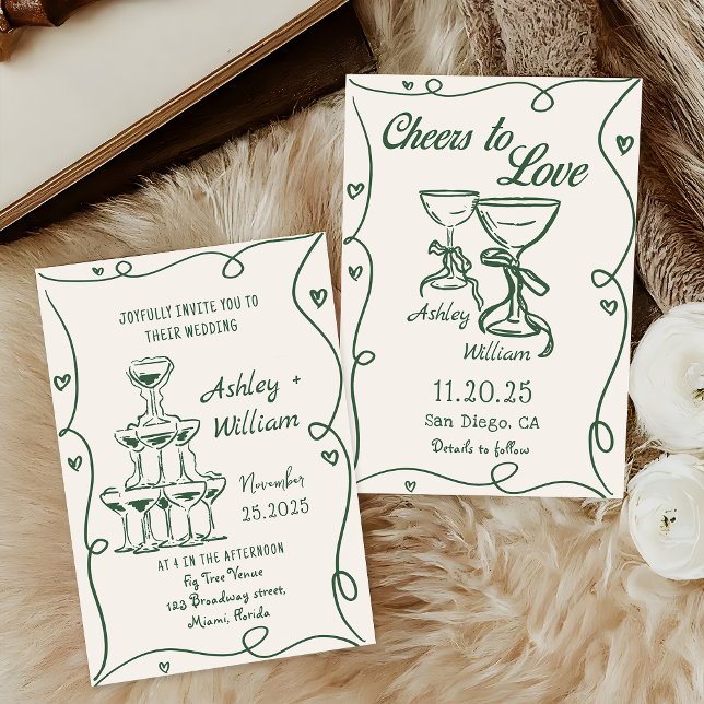 Invitación La mano verde atrae las ovaciones para amar la inv (Subido por el creador)