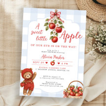 La manzana de nuestra mirada niño baby shower