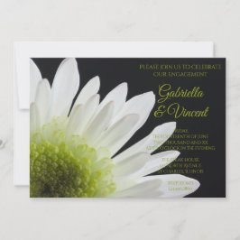 Invitación La margarita blanca sobre el Partido del Compromis