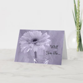 Invitación La margarita teñida es mi dama de honor