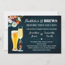 Invitación La Marina: Burbujas de Borgoña y la ducha de bodas