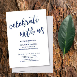 Invitación La marina celebra con el partido Casual de la boda