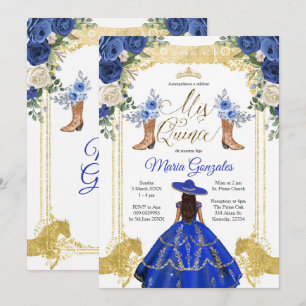Invitación La Marina de Oro de la Princesa Boots Charra 15th