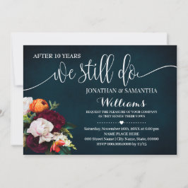 Invitación La Marina de Vino Todavía Hacemos Aniversario Boda