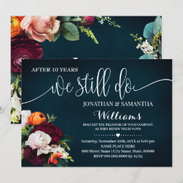 Invitación La Marina de Vino Todavía Hacemos Aniversario Boda