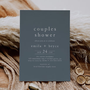 Invitación La marina EMELIA: Bebé simple o ducha de Boda