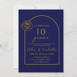 Invitación La Marina Moderna y el 10° Aniversario del Boda de