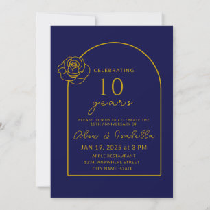 Invitación La Marina Moderna y el 10° Aniversario del Boda de