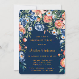 Invitación La Marina y el Naranja Peony Bodas duchan